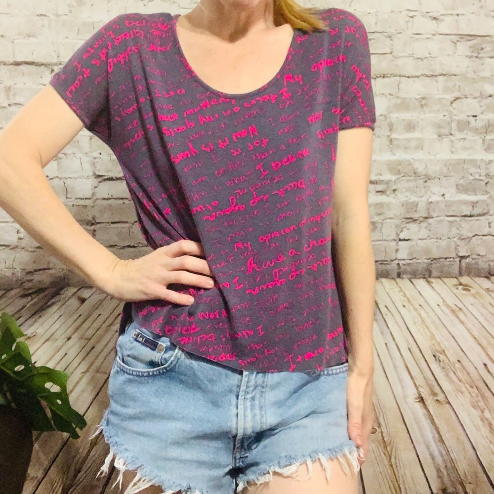 Venus Williams Diary High Low Stretchy T Size S View 6